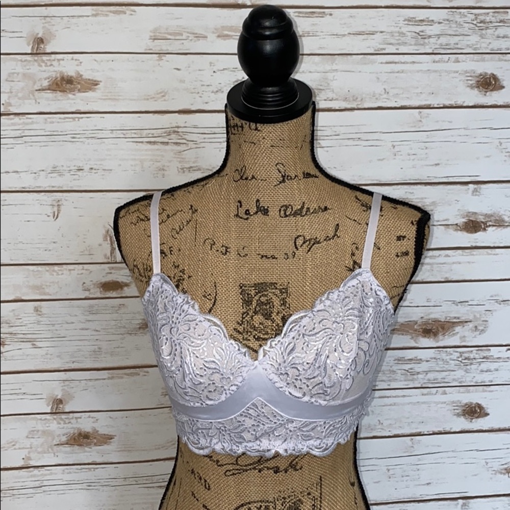 NWT Free People Evelina Bralette - Cloudy Lavendar - Picture 3 of 4